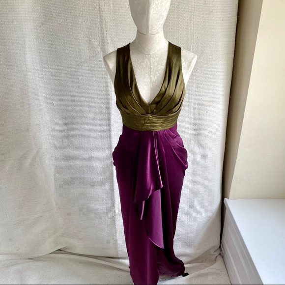 Catherine Malandrino 4 Silk Formal Gown Dress - Picture 2 of 8